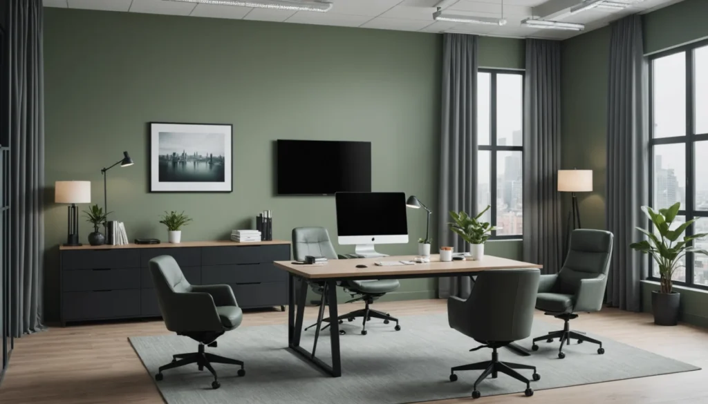 quel couleur rideau avec mur vert sauge